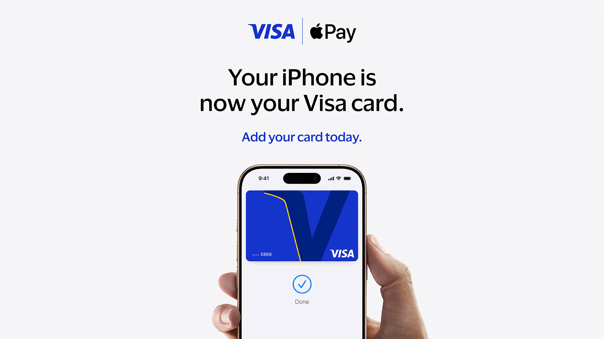 Your iPhone is now your Visa card.
