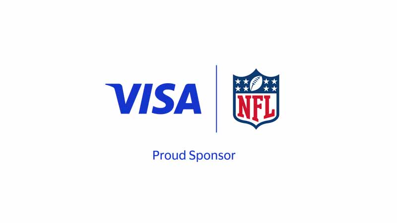 Visa logo as an Olympic sponsor