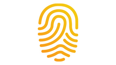image of a fingerprint for a secure online shopping